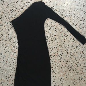 Black Indah one shoulder dress